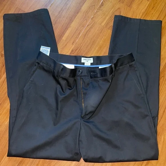 Gray Straight Fit Dockers - Mens - Picture 1 of 5